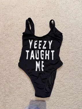 Yeezy Taught Me one piece swimsuit